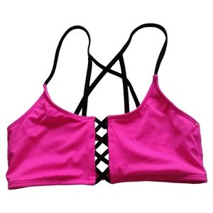 Pink Victoria's secret swim bras size M